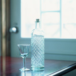 drink water bottle on table